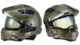 A <i>Halo</i>-Themed Helmet That Protects Your Head On Motorcycles or Warthogs